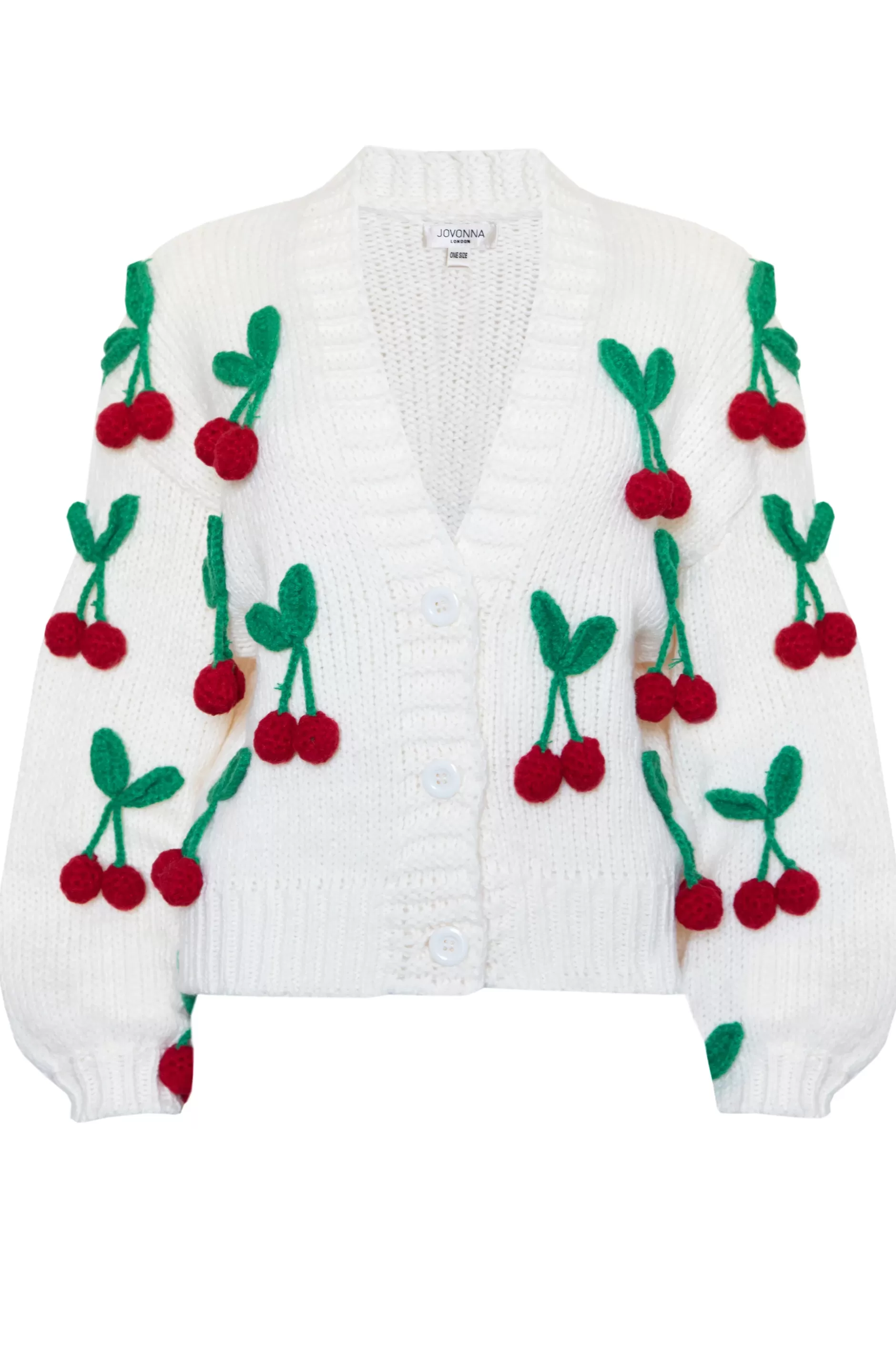 Jovonna London Knitwear | Tops^CHERRY CARDIGAN