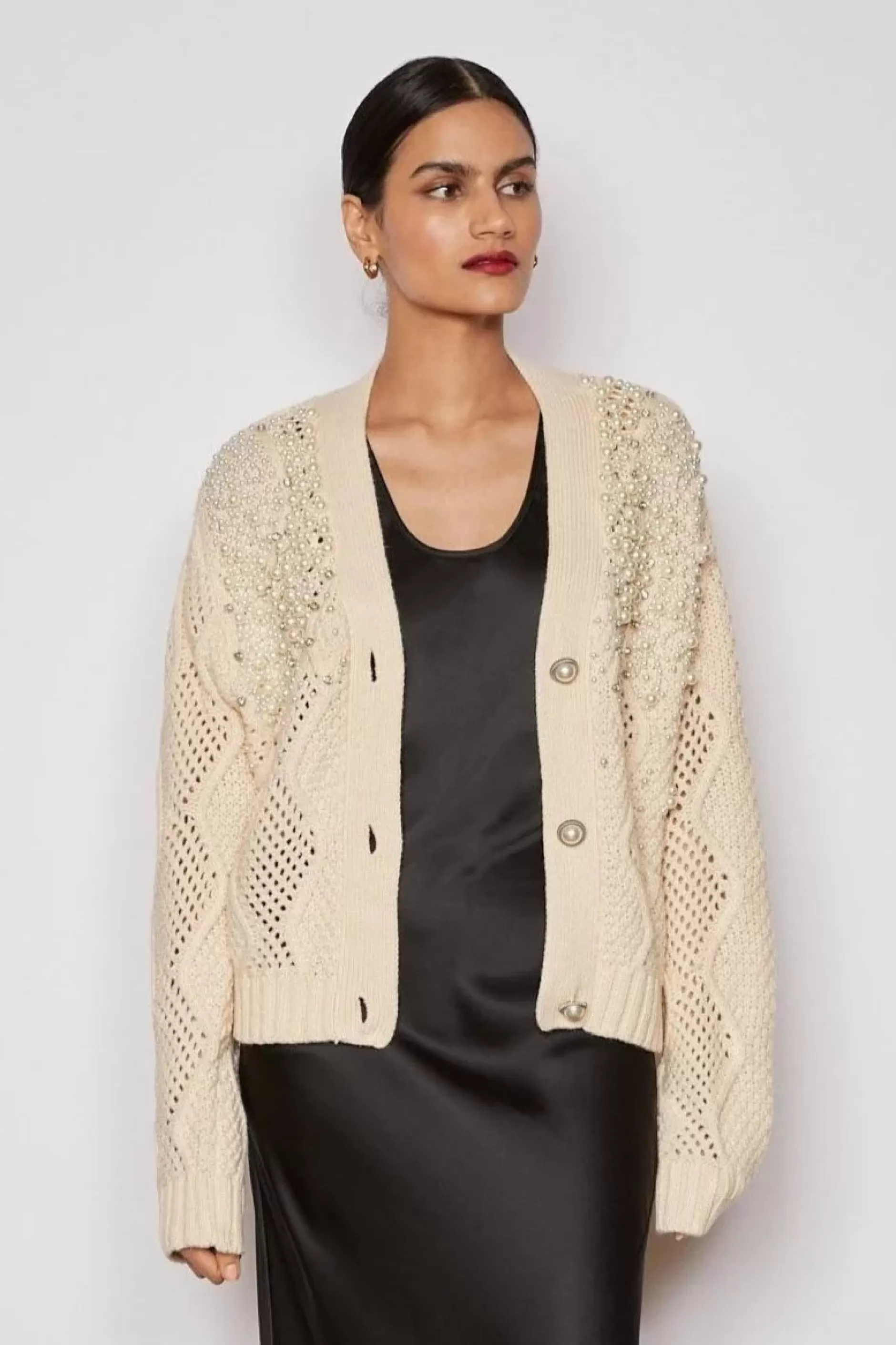 Jovonna London Knitwear | The Party Edit^DARCY CARDIGAN