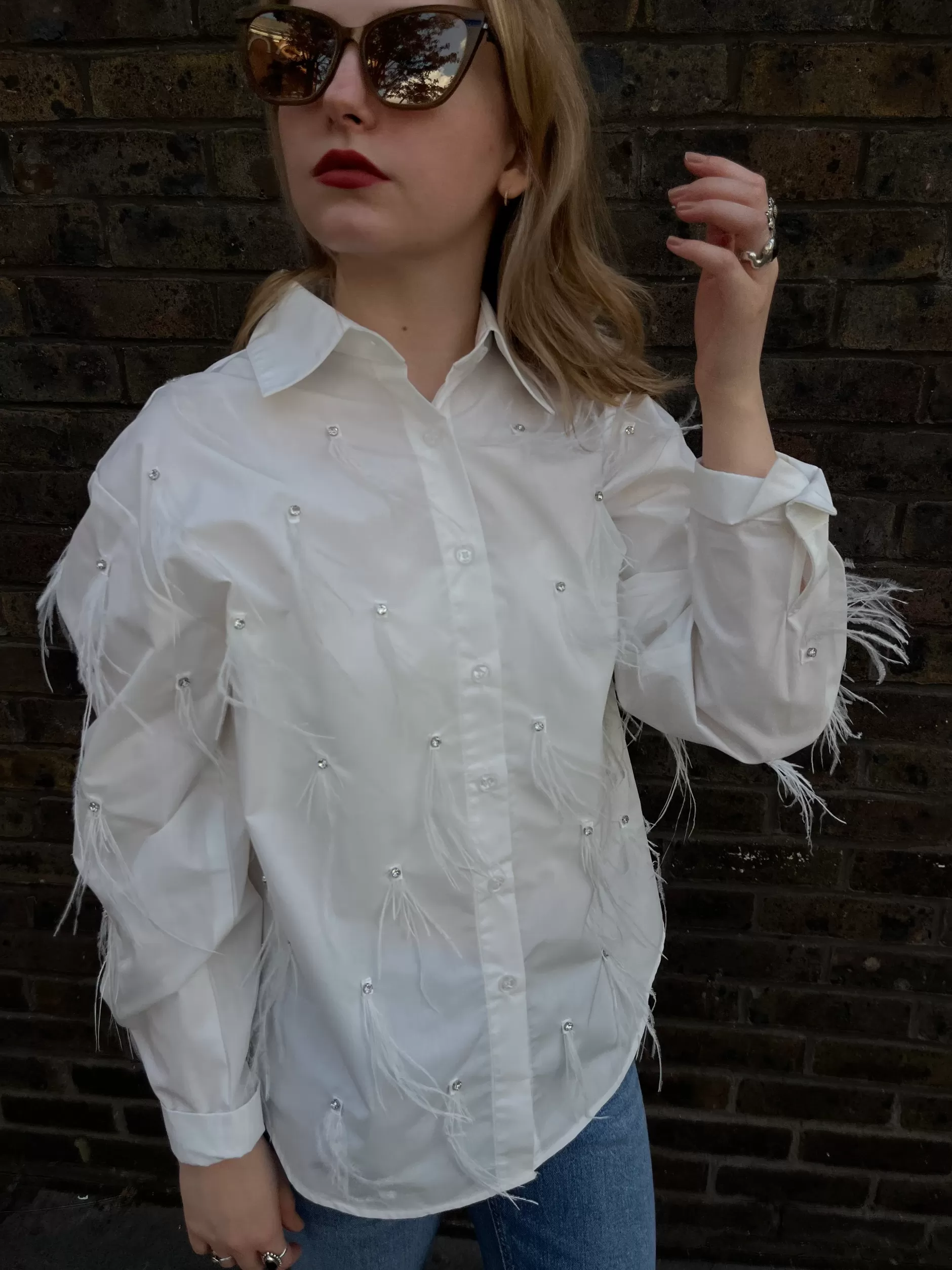 Jovonna London The Party Edit | Tops^FEA SHIRT WHITE