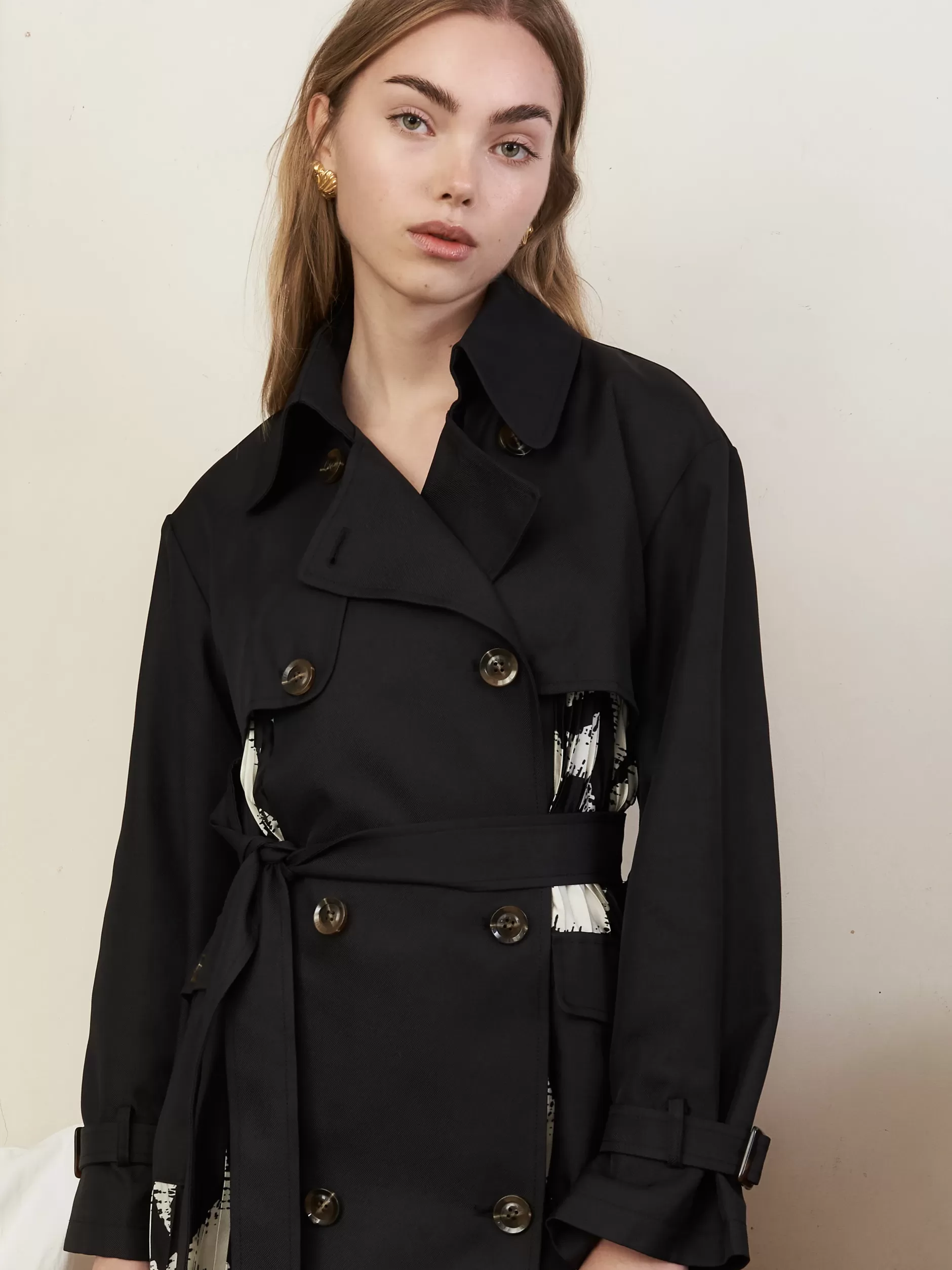 Jovonna London Jackets/coats^JUNE TRENCH GEOMETRIC